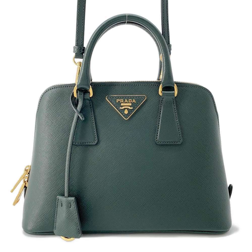 Prada handbag Saffiano Lux leather shoulder bag
